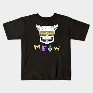 MEOW (yellow) Kids T-Shirt